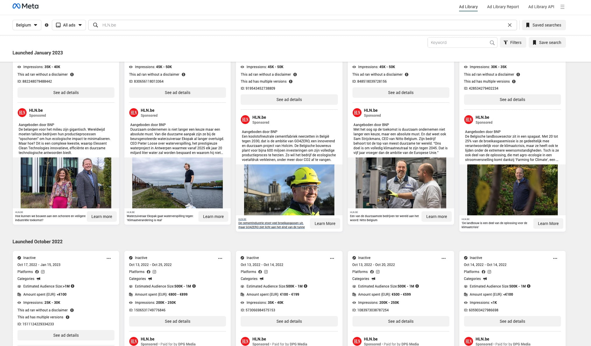 Facebook Ad Library